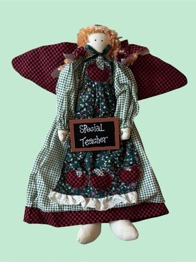 Vintage “Special Teacher” Angel Decoration Gift